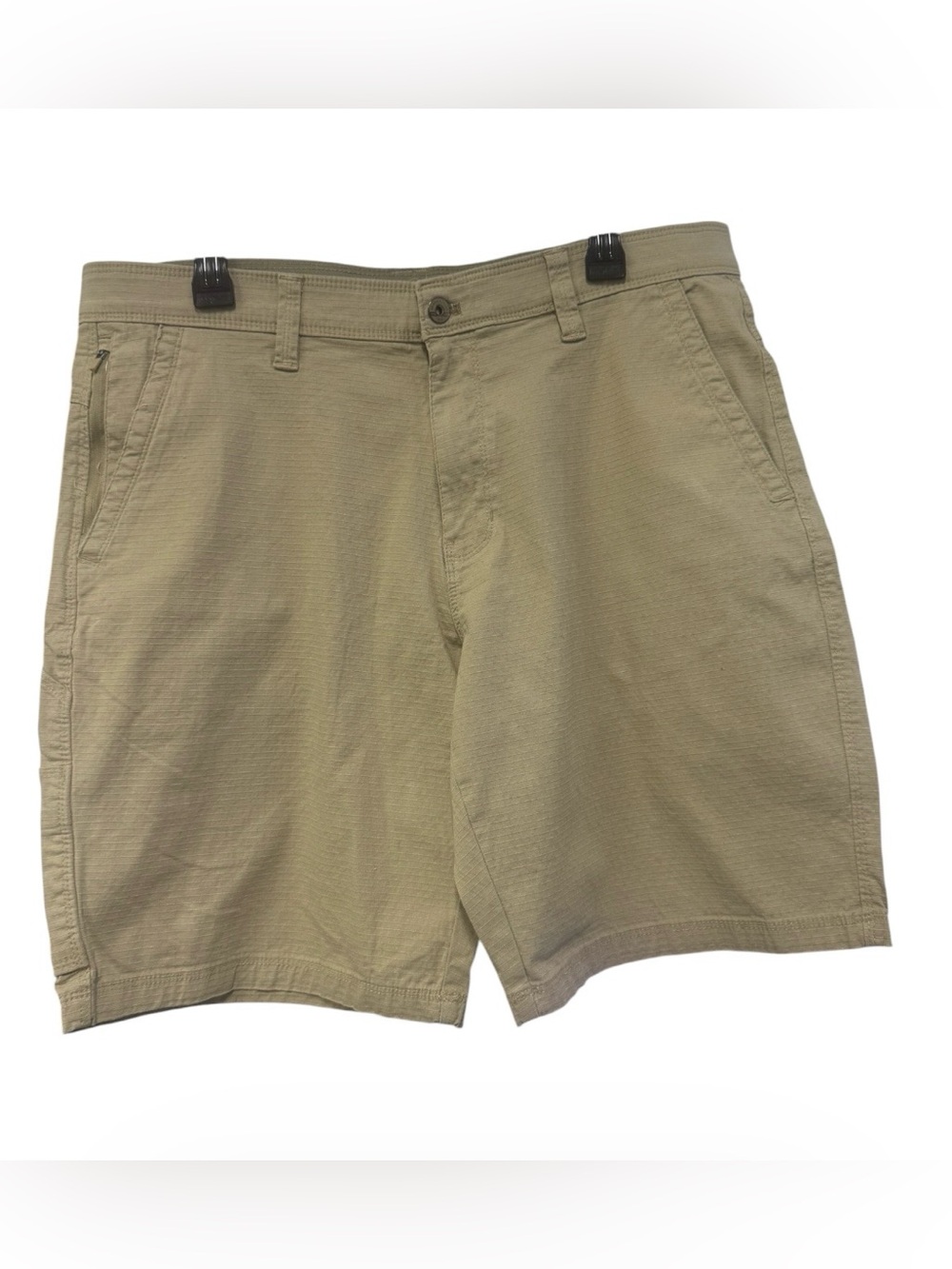 Weatherproof Men's Khaki Cotton Casual Shorts Size 36